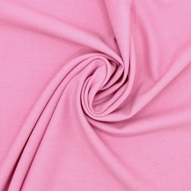Tissu extensible - rose