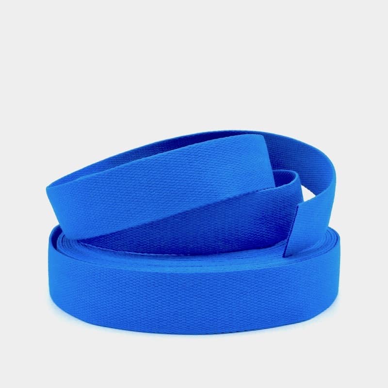 100% cotton strap - royal blue
