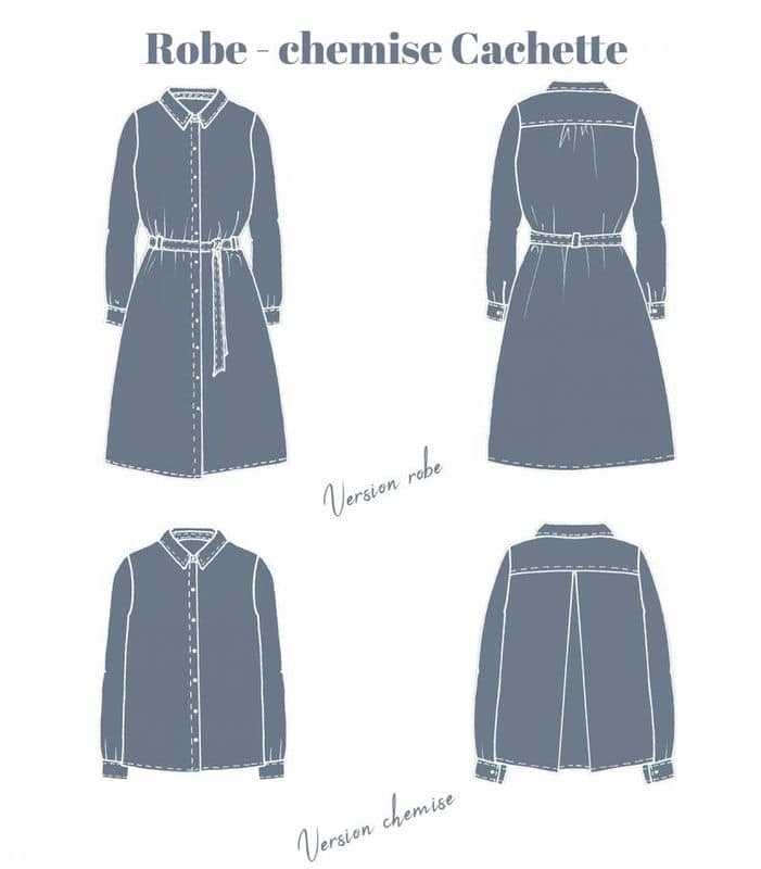 Pattern dress shirt Cachette