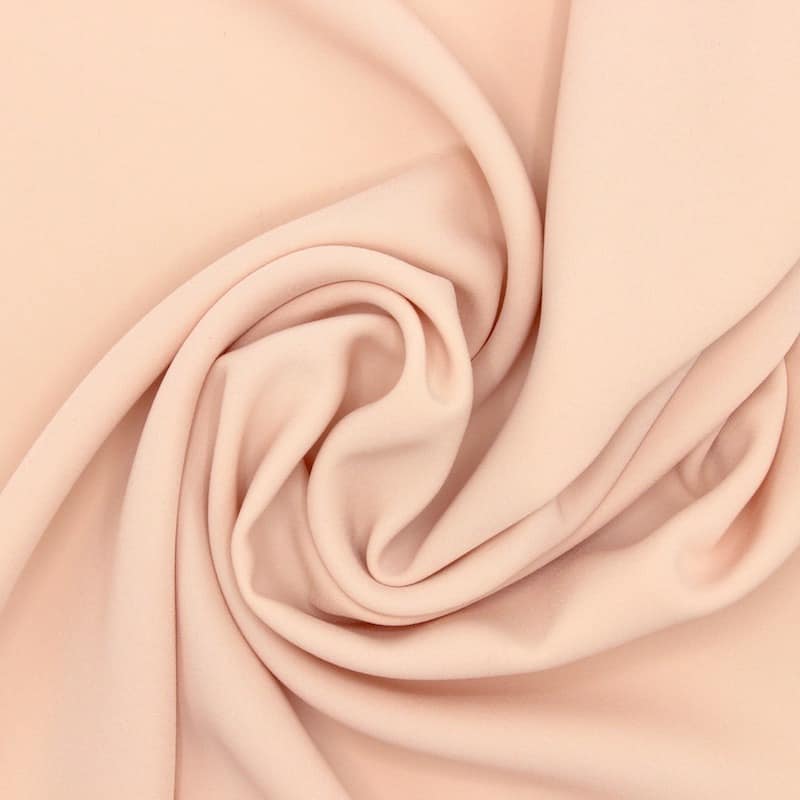Plain extensible polyester fabric - nude 