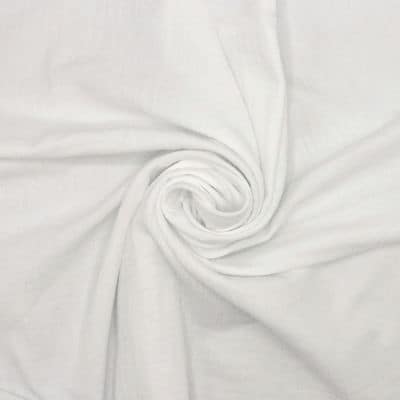 Tissu double gaz grande largeur - blanc
