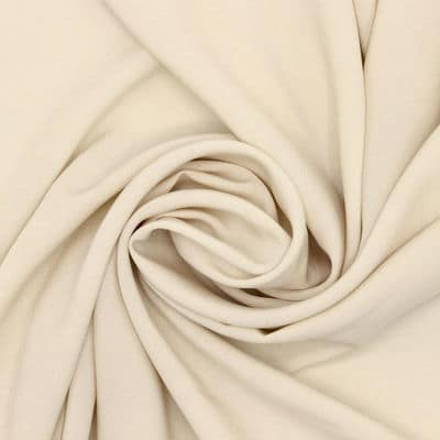 Tissu viscose de Bambou - ivoire