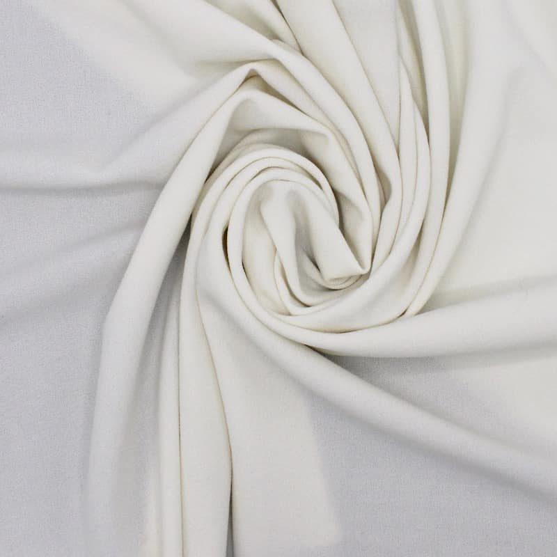 Extensible crêpe fabric - off-white