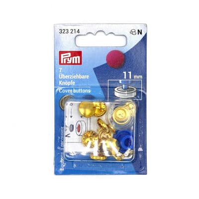 Cover buttons 11 mm Prym - gold