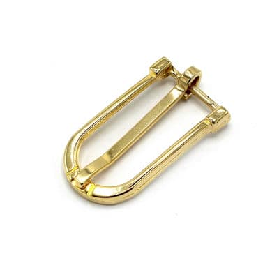 Metal buckle belt - gold 