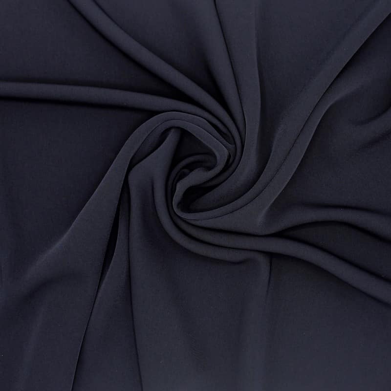 Plain polyester fabric - navy blue 