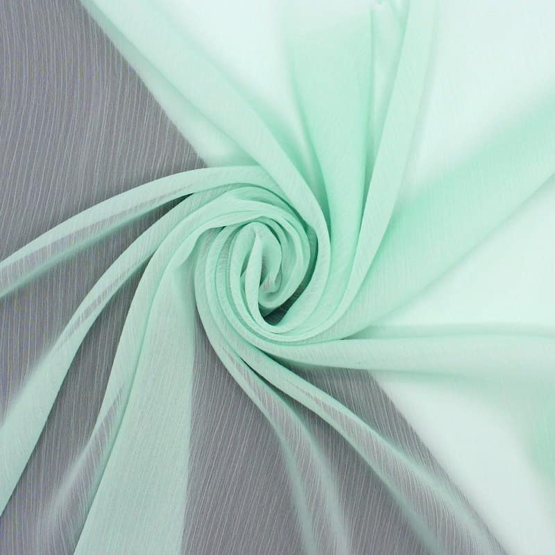 Tissu voile polyester - aqua