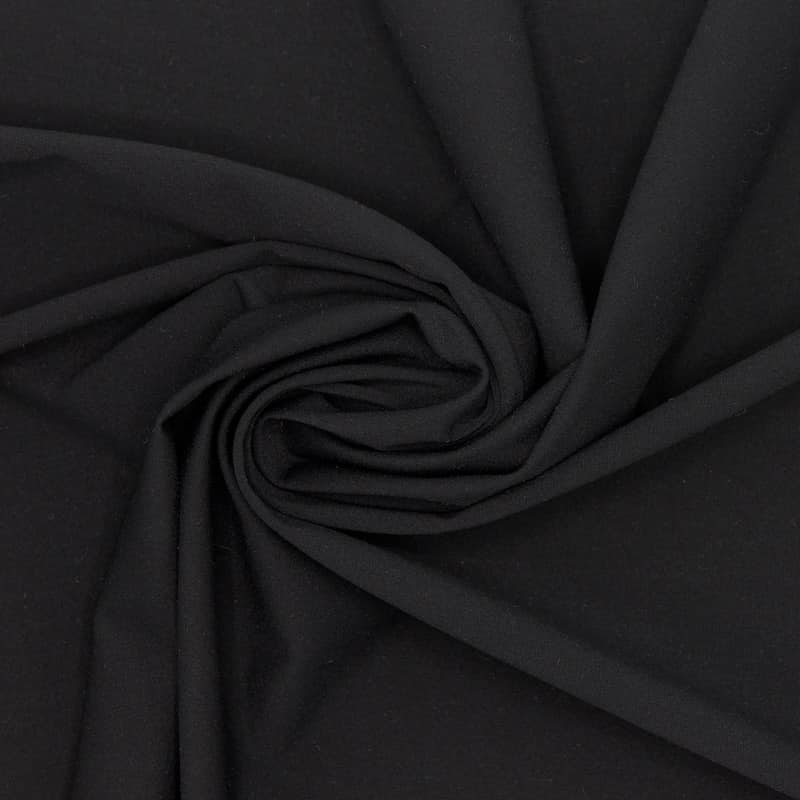 Uit Verplicht Sluit een verzekering af Polyester stof met aspect van lycra - zwart