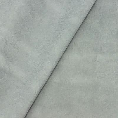 Embossed velvet fabric - silver grey 