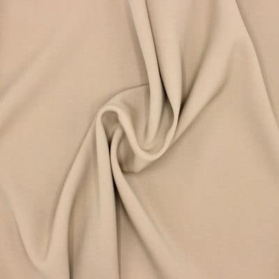 Thick twill fabric 100% vigin wool - beige