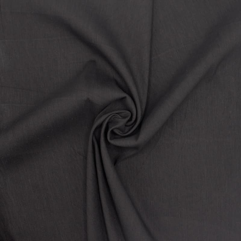 Tissu coton extensible - noir