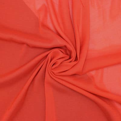 Extensible viscose veil - red 