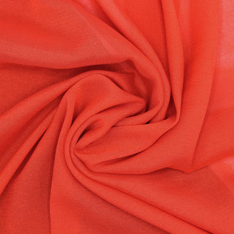 Extensible viscose veil - red 