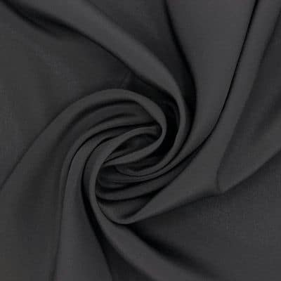 Tissu 100% polyester uni - noir