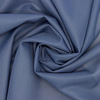 Gebreide polyester voeringstof - jeansblauw