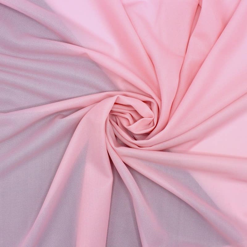 Doublure maille polyester - rose
