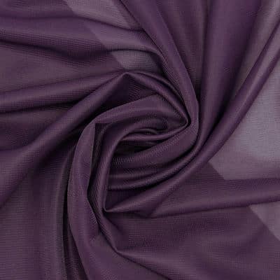 Polyester knit lining fabric - egg-plant colored