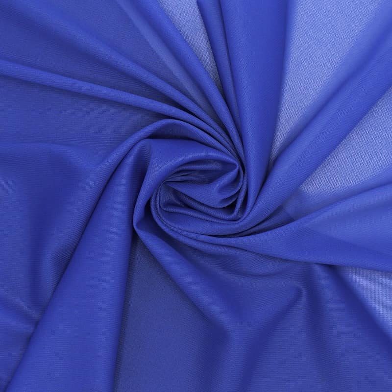 Gebreide polyester voeringstof - blauw