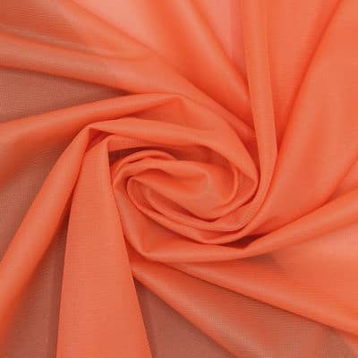 Polyester knit lining fabric - orange