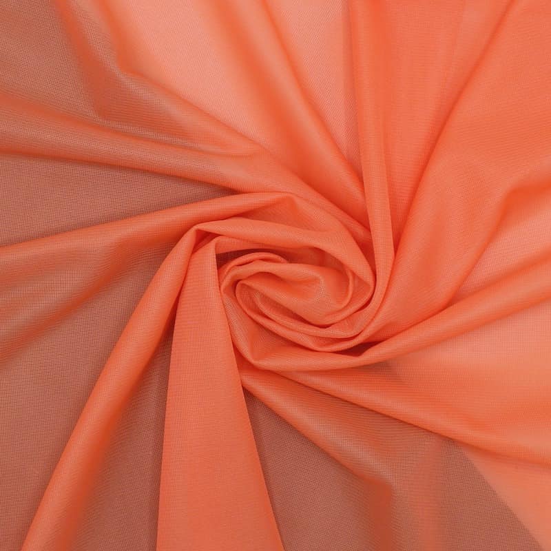 Doublure maille polyester - orange