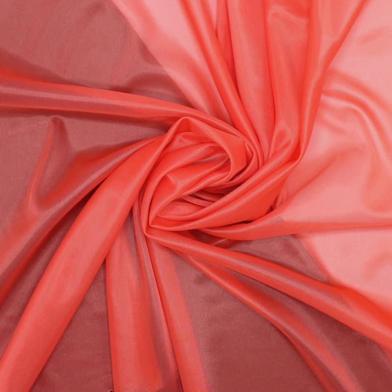 Polyester knit lining fabric - coral