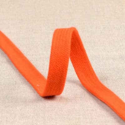 Tresse tubulaire plate - orange