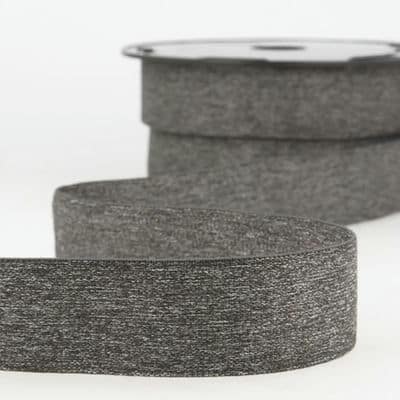 Boxer elastiek - grijs-zwart