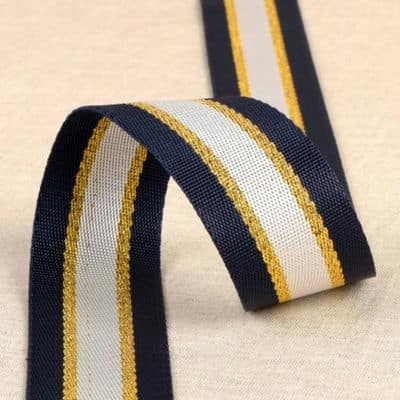 Metallic strap - navy blue 