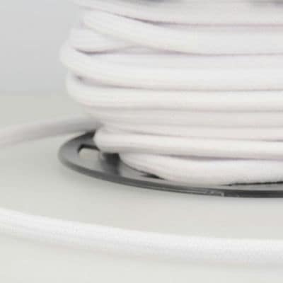 Cord in cotton - white