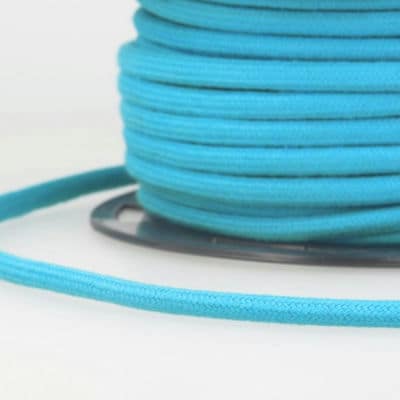 cordon en coton turquoise