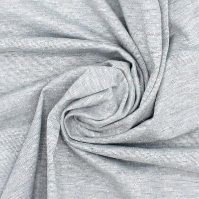 Tissu jersey jaspé - gris bleuté
