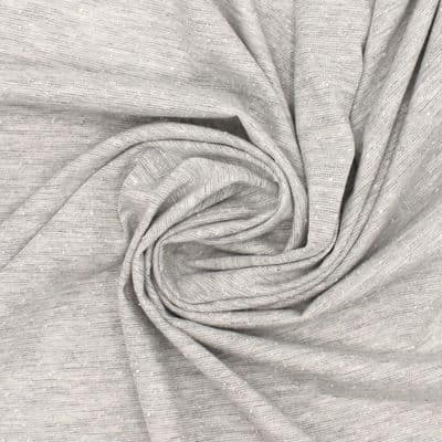 Tissu jersey jaspé - gris 