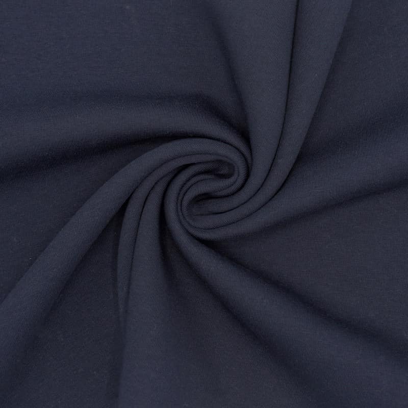 Duffle thick sweatshirt fabric - midnight blue 
