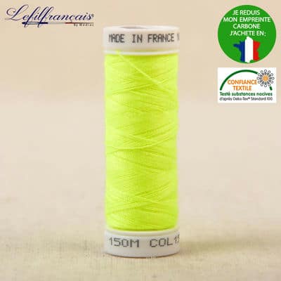 Sewing thread - neon yellow