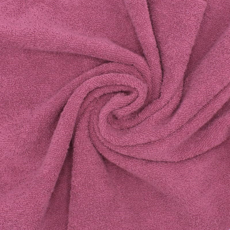 Hydrophilic terry cloth fabric 100% cotton - marshmallow purple 