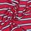 Striped jersey fabric - red