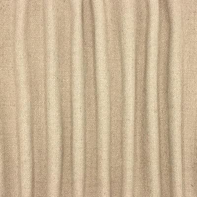 Upholstery fabric in cotton and polyester - beige 