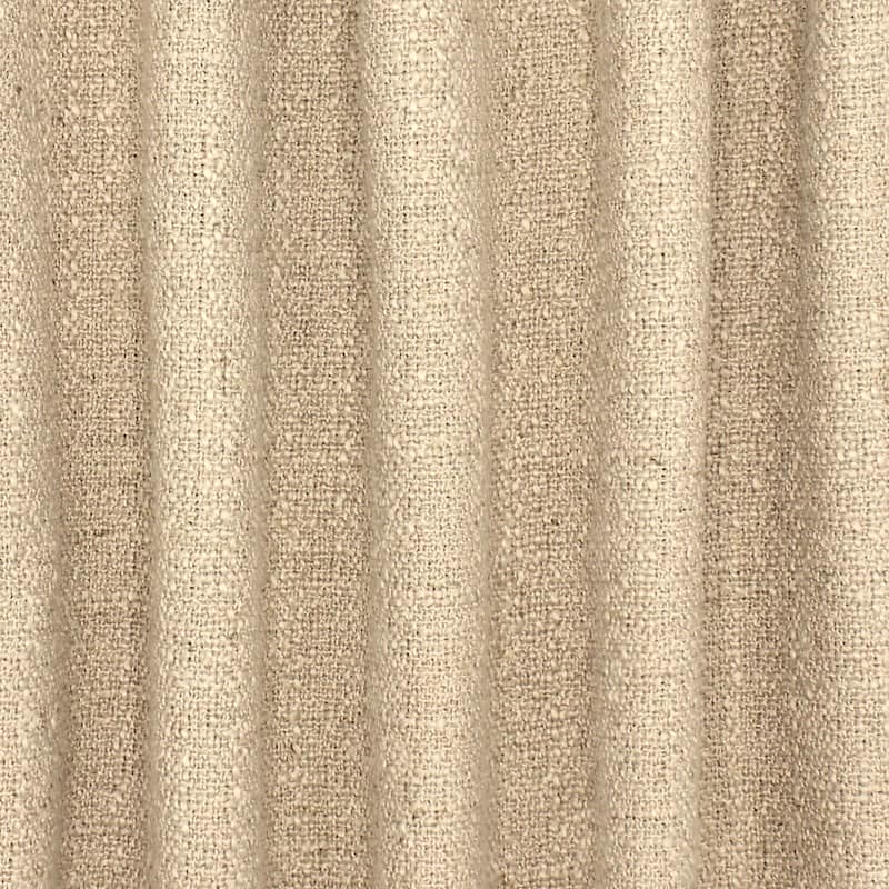 Upholstery fabric in cotton and polyester - beige 