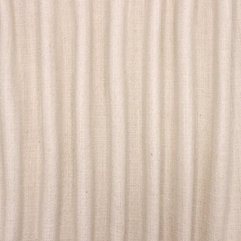 Upholstery fabric in cotton and polyester - off-white 