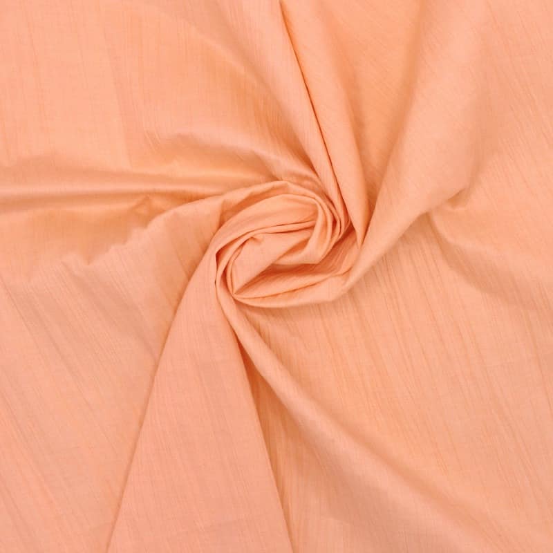 Fabric in polyester and cotton - salmon 