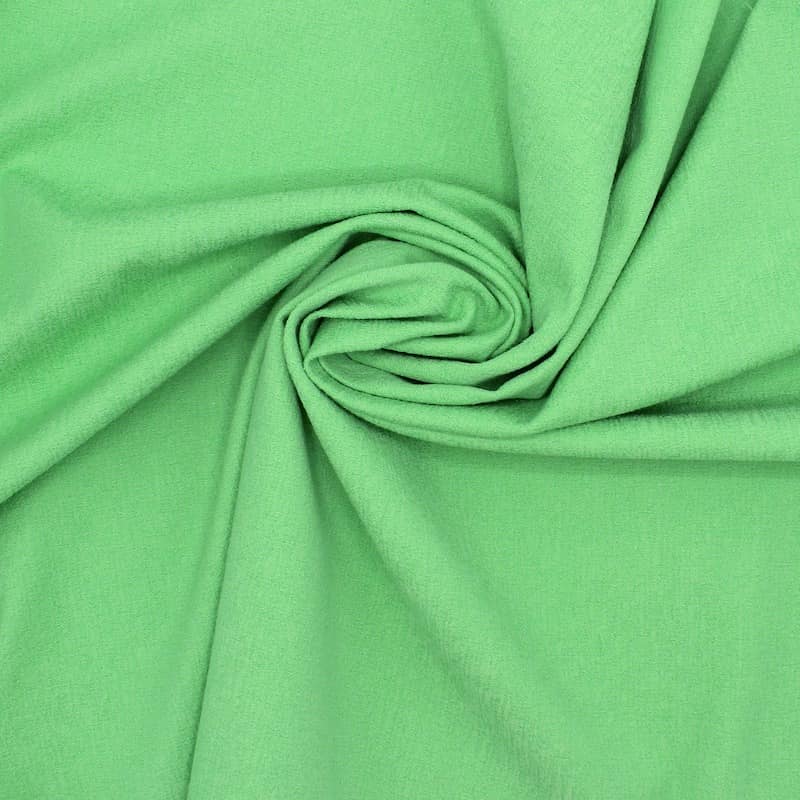 Extensible plain fabric - green 