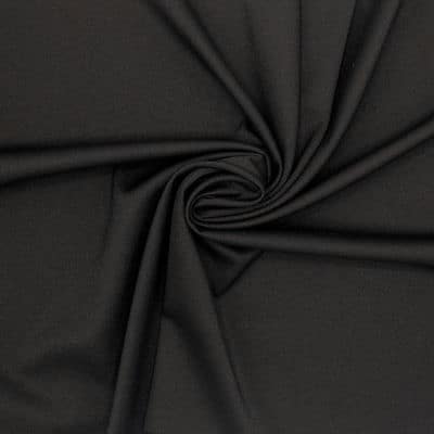 Extensible crêpe fabric - black 