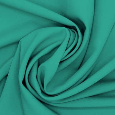 Extensible thin fabric with twill weave - green