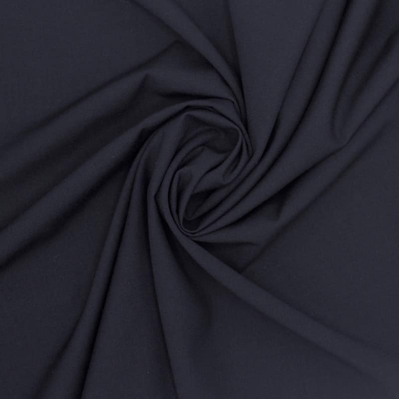 Tissu extensible uni - noir