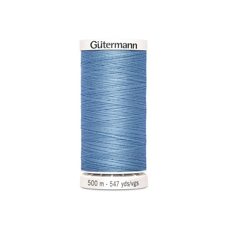 Fil à coudre bleu Gütermann 143