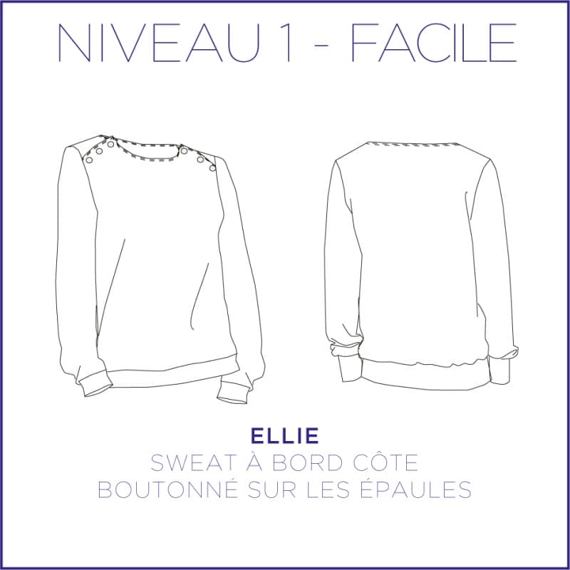 Pattern women sweatshirt Ellie