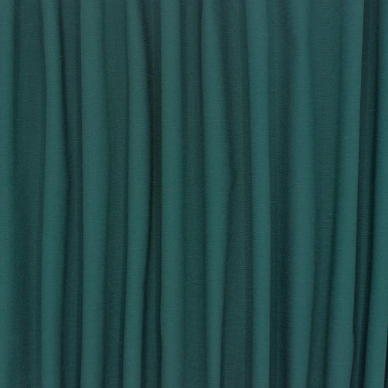 Upholstery fabric in mercerized cotton - teal