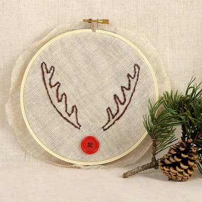 Wooden embroidery loop 30cm 