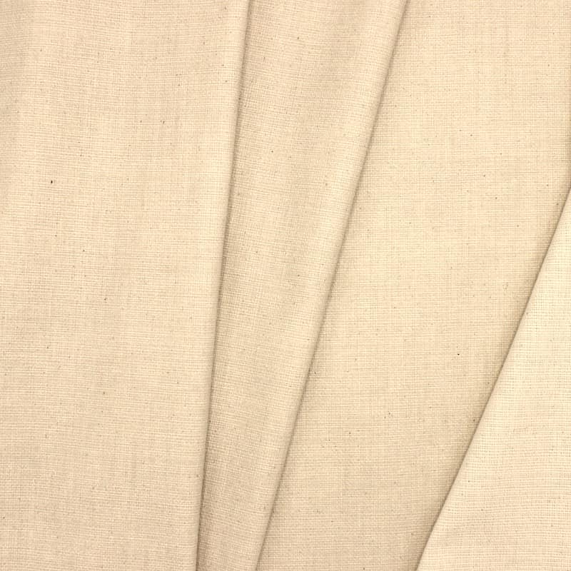 Plain coated cotton - beige