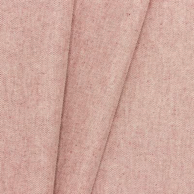 Coton enduit uni - rose